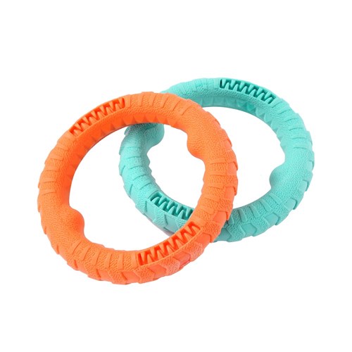 FETCH N' PLAY TUGGER RING SML 11.5CM 2 ASST