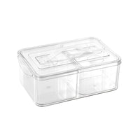 CRYSTAL 4PC STORAGE CONTAINER SET 2x1L/2.15L/5.4L