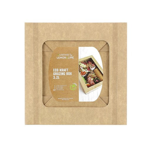 ECO KRAFT GRAZING BOX 3.2L 4PK 23X23X6.5CM