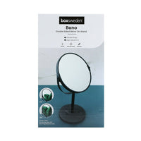 BANO DOUBLE SIDE STANDING MIRROR 18X13X31.5CM BLACK/WHITE/CHROME