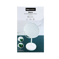 BANO DOUBLE SIDE STANDING MIRROR 18X13X31.5CM BLACK/WHITE/CHROME