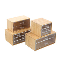 BANO BAMBOO 2 DRAWER 24X15X11CM