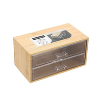 BANO BAMBOO 2 DRAWER 19X12X9.5CM