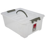 CARRY BOX WITH HANDLE TRANSPARENT