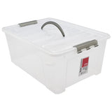 CARRY BOX WITH HANDLE TRANSPARENT