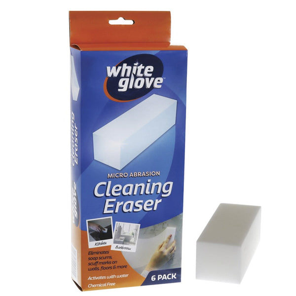 CLEANING ERASER 6PK 12X5X4.5CM