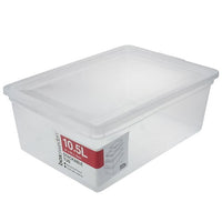 ESSENTIALS STACKABLE BOX CLEAR