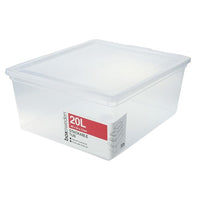 ESSENTIALS STACKABLE BOX CLEAR