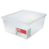 ESSENTIALS STACKABLE BOX CLEAR