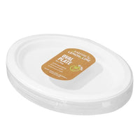 ECO SUGARCANE OVAL PLATE 26X20CM 30PK