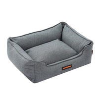 PIA WALLED PET BED MED GREY 60X50X18CM