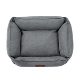 PIA WALLED PET BED MED GREY 60X50X18CM