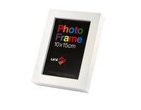 MDF PHOTO FRAME 10X15CM IN 3 COLOURS