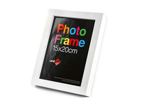 MDF PHOTO FRAME 15X20CM IN 3 COLOURS